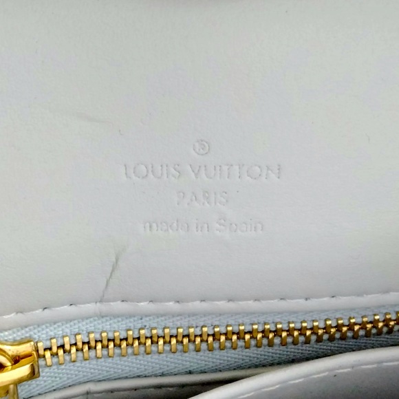 LOUIS VUITTON LV Hand Bag Houston Metalic Vernis Green - Picture 7 of 11